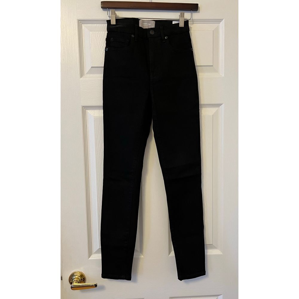 Everlane Black High Rise Skinny Jeans